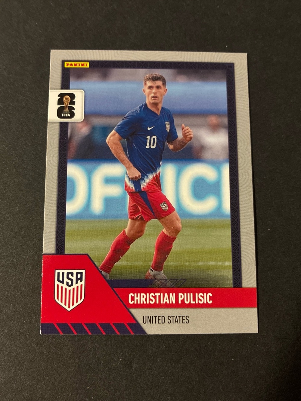 2026 Panini Monopoly FIFA World Cup Soccer Christian Pulisic USMNT Base Card